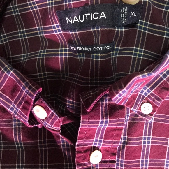 Nautica Buttoned Dress Down Shirt - Picture 5 of 5
